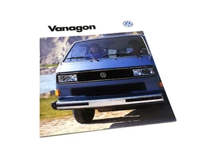 Brochure Volkswagen Vanagon 1988 - Foto 1 di 1