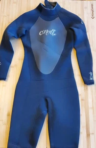 O'Neill Epic 4/3 mm Back Zip Full Damen-Neoprenanzug Größe 8 schwarz/schwarz/schwarz - Bild 1 von 12