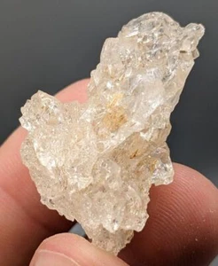 Natural gemmy and heavily etched pollucite crystal from Kunar, Afghanistan  - Picture 1 of 4