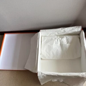 Hermes Birkin 25 orange empty gift box 34.7x34.7x13.8cm from Japan - Picture 1 of 3