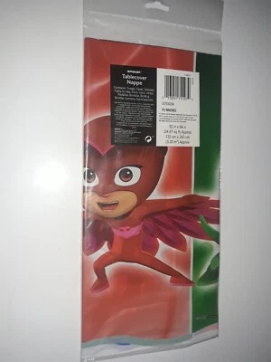 PJ Masks Cubierta de Mesa de Plástico 52 x 96" Catboy Owlette Gekko Fiesta de Cumpleaños NUEVO Foto 1 de 4