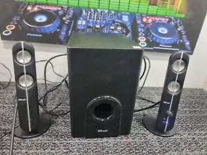 H889 Lautsprecher Audio für PC Trust Ziva 12W Set Lautsprecher 2.1 mit Subwoofer TV USB - Bild 1 von 7