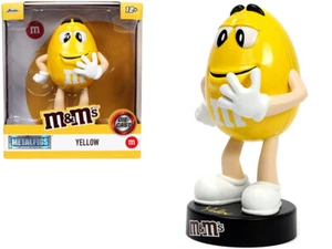 Yellow M&M's 5.25" Diecast Figurine "Metalfigs" Series By Jada - Picture 1 of 1