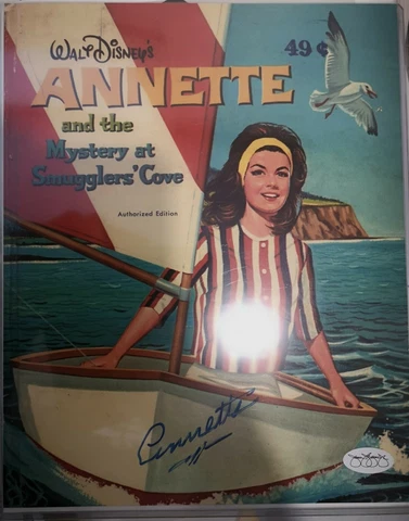 Annette Funnicello Signed Photo JSA Cover