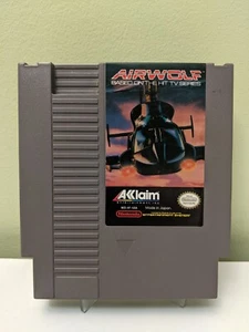Airwolf Serie TV (Nintendo NES, 1985) solo cartuccia gioco originale - testato - Foto 1 di 7