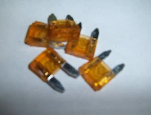 5 Automotive ATM Mini Fuse Nickel 5 Amp for Car Boat Audio Auto Alarms Fuses - Picture 1 of 1