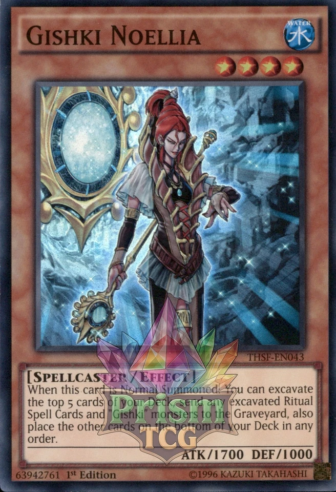 1st ed Gishki Noellia super rare THSF-EN043 Yugioh - Image 1 of 1