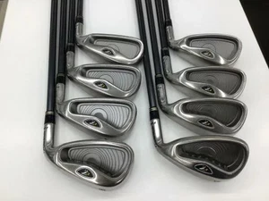 TaylorMade R7 Iron Set 5-9,Pw,Aw,Sw 8pc Flex Stiff REAX 60 PLUS Graphite - Picture 1 of 6
