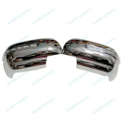 Tampa de espelho lateral cromada L&R com luz LED para Suzuki Grand Vitara 2006-2013 - Imagem 1 de 4