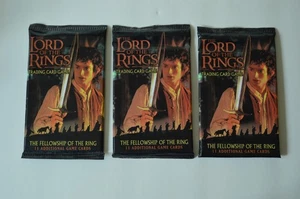 Lord of the Rings LOTR TCG THE FELLOWSHIP OF THE RING Lot of 3 Booster Sealed - Picture 1 of 2