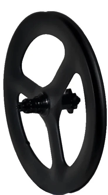 16 Inch 3-Spoke Carbon Fiber Wheel Lightweight 25mm Width Spoke Design - Image 1 of 3