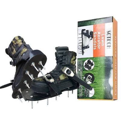 Zapatos aireadores de césped SOTECH - Hebillas metálicas antideslizantes fuertes - 2 correas con gancho y L... Foto 1 de 4