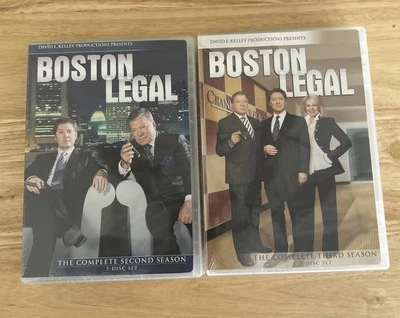 Boston Legal Seasons 2 & 3  Two Three (DVD) NEW Authentic US - Image 1 of 4