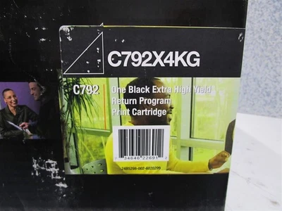 LEXMARK GENUINE C792X4KG Print Cartridge Black C792 NEW - Image 1 of 4