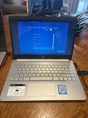 HP Laptop 14" AMD 3020e Windows 10 4GB Memory 64GB Storage - Image 1 of 4