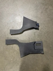 2009 - 2014 FORD F150 SIDE CENTER CONSOLE KICK TRIM PANELS BLACK L.E.D. - Picture 1 of 2