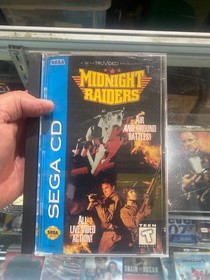 Midnight Raiders SEGA CD Complete CIB Tested AUTHENTIC Original