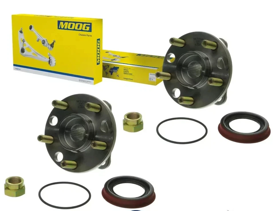 Front Wheel Bearing Hub Assembly Moog 513017-K Chevy Buick Pontiac 2pc set Pair - Image 1 of 2