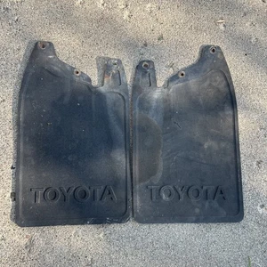 84-88 Toyota Pickup 85-89 Toyota 4Runner Front OEM Mudlfaps Mud Flaps - Picture 1 of 6