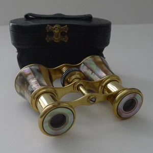 Feines Paar französische Abalone & Perlmutt Operngläser - Bild 1 von 10