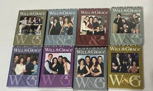 Will & Grace Complete Series 1-8 DVD Lot Set Seasons 1 2 3 4 5 6 7 8 (7 SEALED) - Imagen 1 de 2