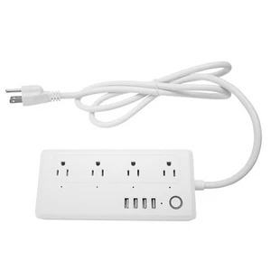 Listwa zasilająca Wifi Ochrona przeciwprzepięciowa Smart 4 porty USB Wtyczka Sterowana głosem 1 rano - Zdjęcie 1 z 11