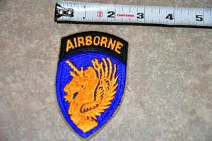 WWII/2 US Army 13th Airborne Division patch with attached tab no glow - Picture 1 of 2