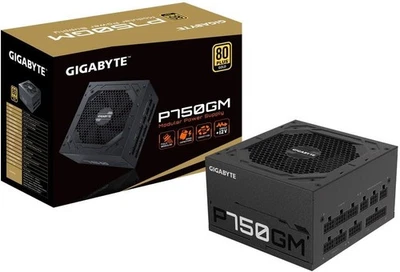 Gigabyte GP-P750GM, 80 Plus Gold 750W, Modular, Smart Fan, Power Supply