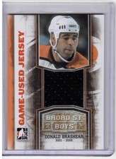 DONALD BRASHEAR 11/12 ITG Broad Street Boys ORANGE /10 SP Jersey #M-05 Flyers