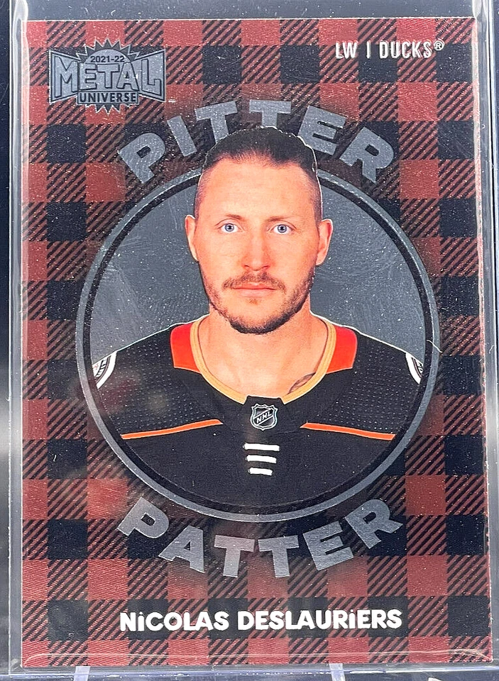 2021-22 Skybox Metal Universe NICOLAS DESLAURIERS Pitter Patter  #PP-12 - Image 1 of 2