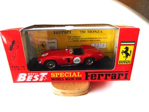 Model Best 1955 Ferrari 750 Monza 1:43 Diecast, Made in Italy, Limited Edition - Picture 1 of 9