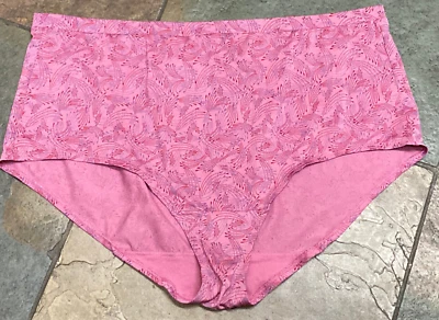 523 Fruit of the Loom FIT FOR ME 12/5XL Silky Smooth Mauve Design Hipster Panty — 第 1/4 张图片