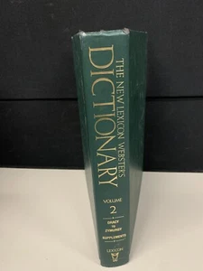 THE NEW LEXICON WEBSTER’S DICTIONARY VOL 2 hardcover - Picture 1 of 7