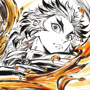 Demon Slayer Kimetsu no Yaiba Mugen Train Soundtrack Vinyl LP Record From JP NEW - Picture 1 of 3
