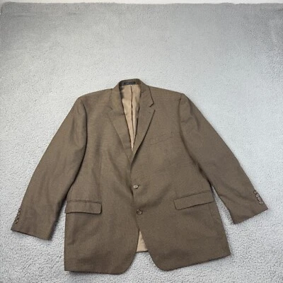 Chaps Blazer Mens 50R Polyester Brown Suit Jacket Sport Coat - Image 1 of 4