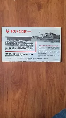 Ruger 1974 Fold Out Catalog Sealed - Image 1 of 2