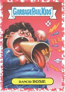 2019 Garbage Pail Kids We Hate the '90s Bloody Nose #TV3b Rancid Rosie /75