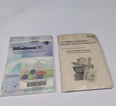 Vintage Software; Windows 95 and Works Companion for Win95 - Image 1 of 3