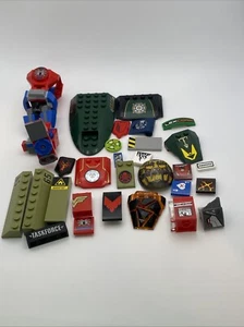 LEGO BULK LOT Of Super Hero DECORATIVE STICKER TILES BRICKS Marvel Dc - Picture 1 of 8