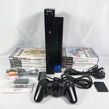 Sony PlayStation 2 PS2 Black Console (SCPH-39003) - Controller/10 Games/M.Card
