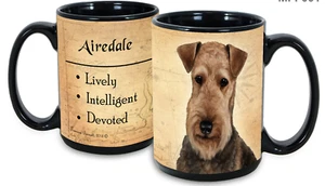 Taza Airedale Terrier Faithful Friends - Imagen 1 de 2