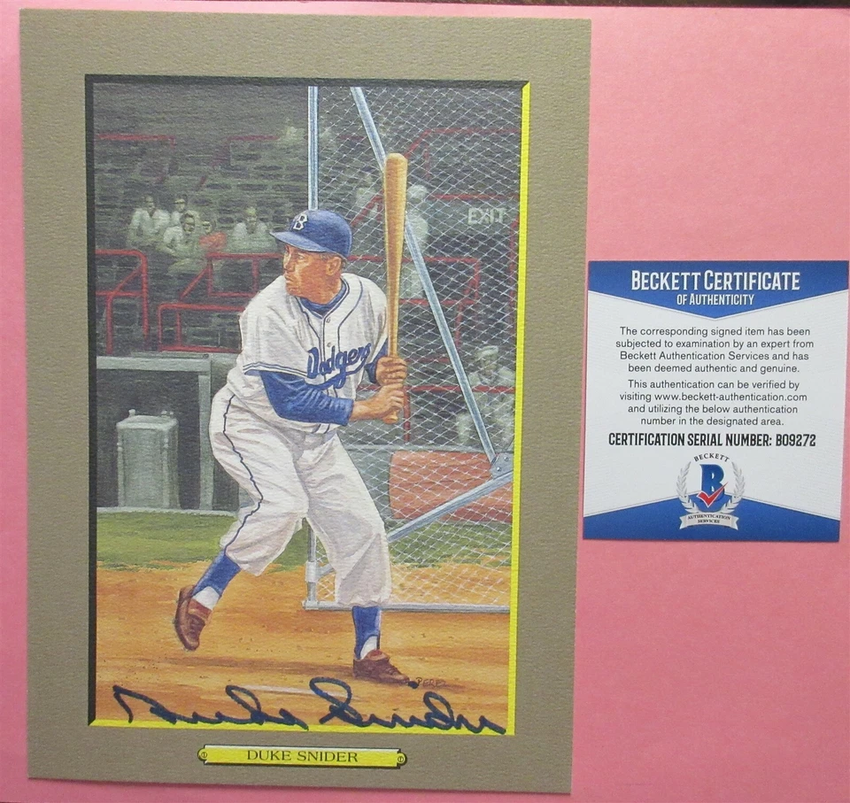 Duke Snider Signed Perez Steele G.M. - Beckett BAS - Image 1 of 1