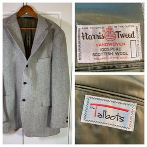 Blazer de Colección Harris Tweed Hébridas Escocia Talbots Espiga Para Hombres Abrigo Deportivo - Imagen 1 de 24