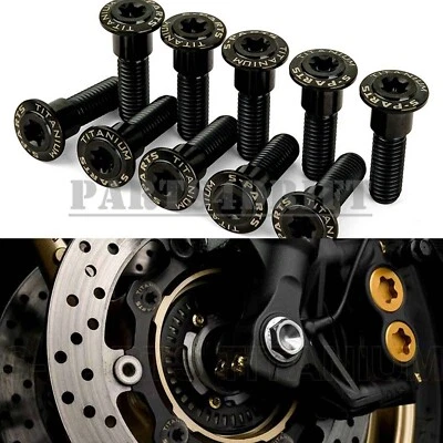 For Kawasaki Ninja ZX10R ABS 2011-2015 10PCS Front Brake Disc Rotor Bolts Screws - Image 1 of 4