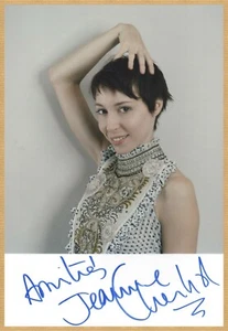 Jeanne Cherhal - Chanteuse française - Belle gde photo signée - Bruxelles 2007 - Foto 1 di 1