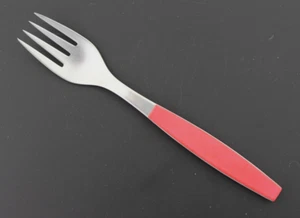 Georg Jensen Stainless Red Strata Dinner Fork, 7 5/8" - Picture 1 of 2