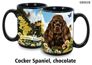 Garden Party Mug - Chocolate Cocker Spaniel - Afbeelding 1 van 1