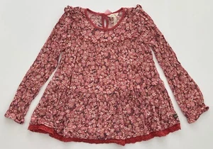 MATILDA JANE Pink Floral Swing Top Size 14 - Picture 1 of 3