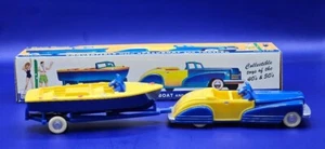 Dimestore Dreams Convertible Car, Speedboat & Boat Trailer - 1:43rd Scale - Imagen 1 de 8
