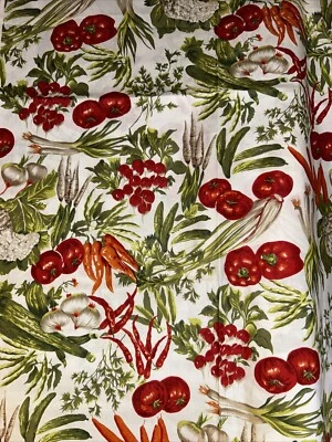 Hoffman California Cotton Veggies 1 Yard And 30” X 45” - Image 1 of 4
